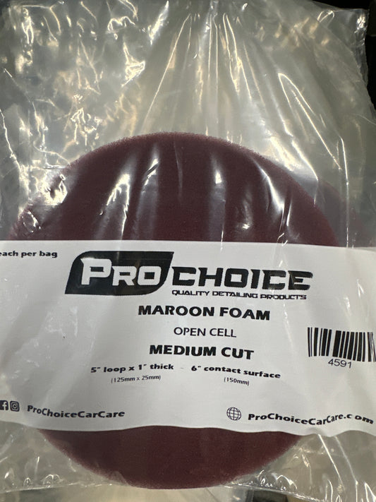 Maroon Foam (Medium Cut)