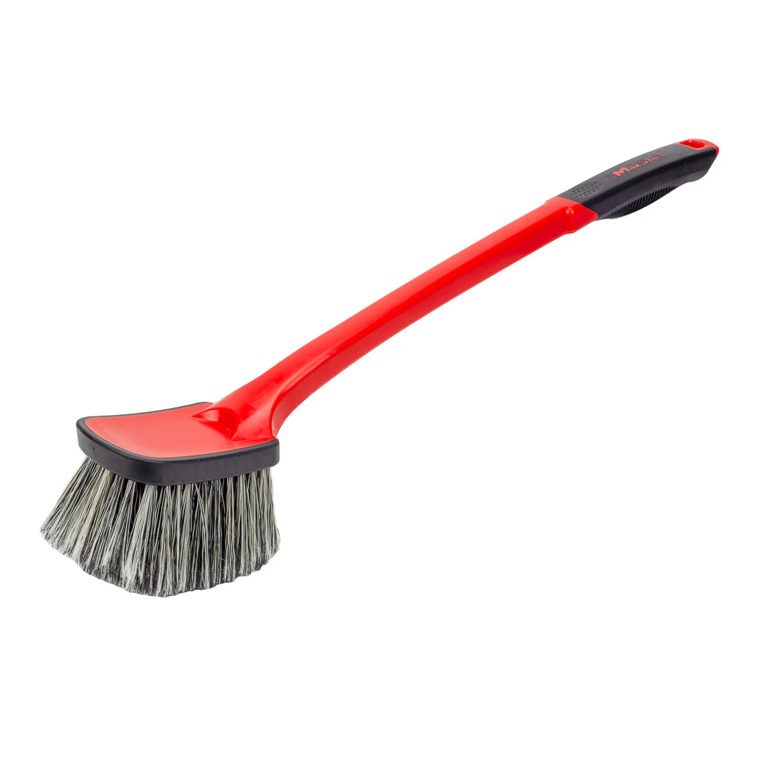 Soft Grip Medium Duty Wheel Cleaning Brush with Long Handle