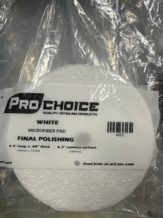 White Microfiber Pad(Final Polishing)
