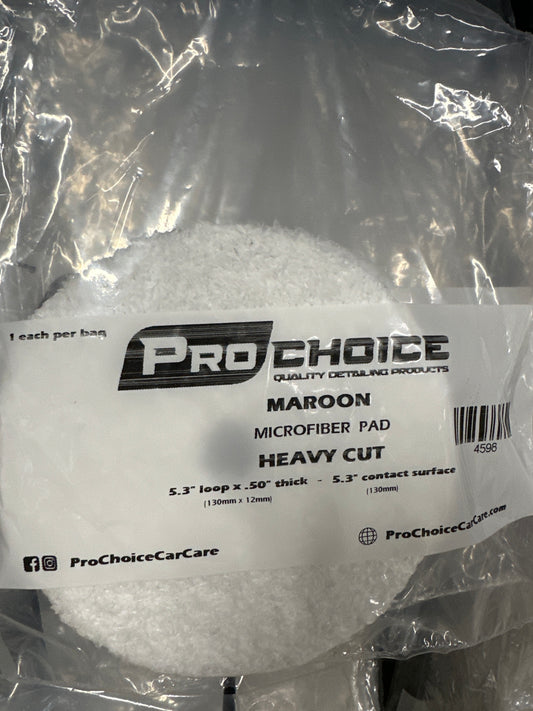 Maroon Microfiber Pad(Heavy Cut)