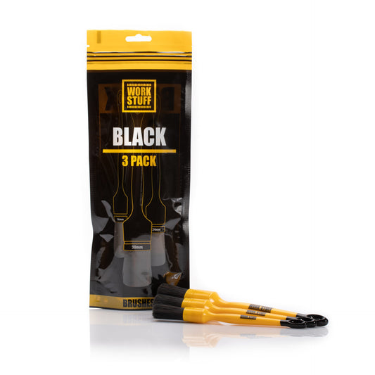 Detailing Brush Black 3 Pack Work Stuff