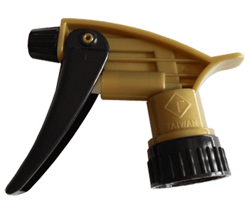 Tolco Trigger Sprayer Chemical& Acid Resistant Black/Gold