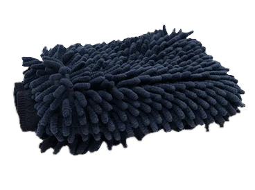 Black Microfiber Wash Mitt